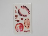 halloween tattoo sticker bijtwond