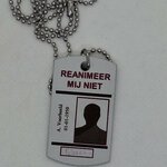 niet reanimeren penning niet reanimeren penning