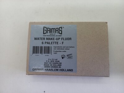 grimas water make up palet fluor