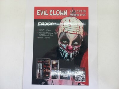 Mehron evil clown